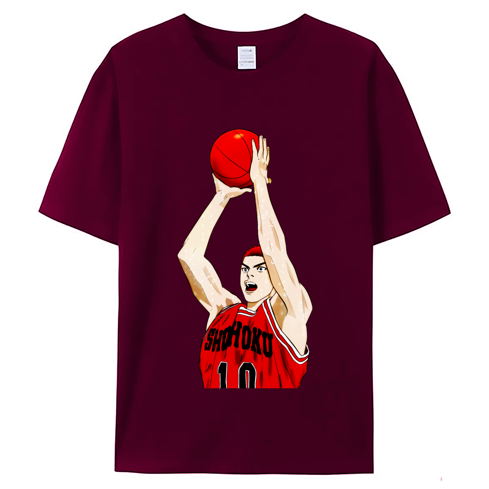 （画像用） SLAM DUNK／スラムダンク レディースカジュアルプリントTシャツ（綿100％）